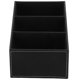 thumbnail image 4 of Caja de almacenamiento de cuero Pu con soporte de Control remoto para teléfono de 3 celdas, papelería, maquillaje, organizador cosmético Des, 4 of 5