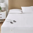 thumbnail image 2 of Beautyrest Cool Touch Contemporary Fabric Queen Heated Mattress Pad in White, 2 of 5