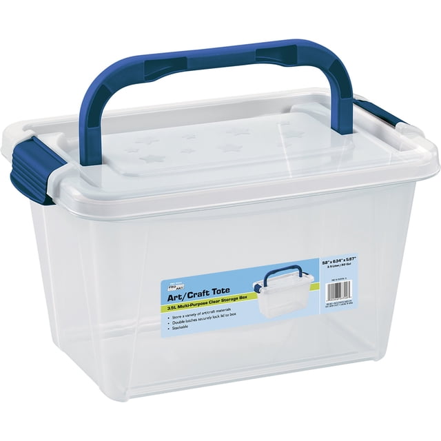Pro Art Storage Box W/Organizer Top-3.5L Translucent