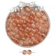 thumbnail image 1 of Cuentas de vidrio con forma de hielo a través de tinta que florecen con cuentas de oro, cuentas de vidrio hechas a mano, collar, pulsera, cadena, joyería, cuentas sueltas, accesorios, 1 of 5
