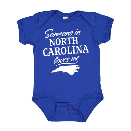 

Inktastic Someone in North Carolina Loves Me Gift Baby Boy or Baby Girl Bodysuit