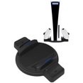 thumbnail image 2 of Ps5 Support de Base Rond pour Hôte De/Uhd, Support de Console de Jeu P5 + Chargeur Biplace pour Manette Sans Fil, Précommande de Console Ps5, Ensemble Royaume-Uni Ps5, 2 of 7