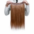 thumbnail image 2 of MY-LADY Thick Double Wire in Human Hair Extensions Invisible Headband Secret Fish Line No Clips/Tape Hairpiece Straight 16"/18"/20"/22" for Women, 2 of 9