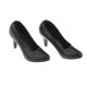 thumbnail image 5 of Figura de acción femenina a escala 1/6, zapatos de tacón alto para muñeca de 12 pulgadas. Negro, 5 of 9