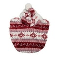 thumbnail image 3 of Warm Dog Cape, Soft Fabric Pet Christmas Cloak Hooded  For Fall For Cat Red XS, 3 of 8