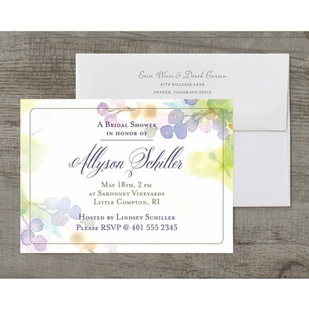 Vineyard Deluxe Bridal Shower Invitation