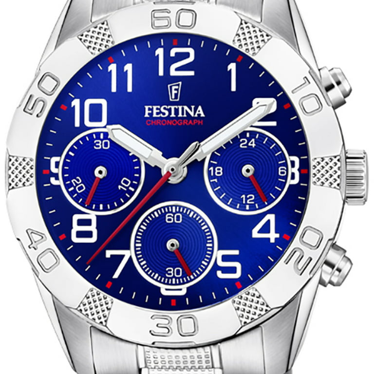 Festina Men\'s Junior Collection Quartz Watch Sport Stainless-Steel Silver F20345-2
