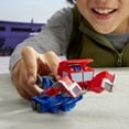 thumbnail image 5 of Transformers Toys EarthSpark 1-Step Smash Changers Optimus Prime Action Figure, 6+, 5 of 9