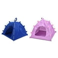 thumbnail image 2 of AOOOWER Portable Pet Dogs Cat Tent Lightweight Teepee for Pet Outdoor Camping Resting Supplies 2 Color Moisture-Proof Pet Tent, 2 of 9