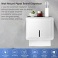 thumbnail image 5 of YMTQ Paper Towel Dispenser Dispenser Hand Tissue Dispenser Key Kitchen Bedroom Wall Mount Lock Wemay, 5 of 7