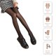 thumbnail image 5 of par de pantimedias de lana cálidas translúcidas falsas con piernas impecables para mujer, pantalones ajustados con forro polar, pantimedias de otoño e invierno, 5 of 8