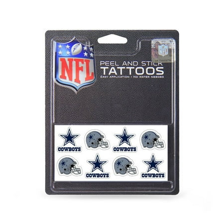 NFL Dallas Cowboys Tattoo Set, 8 pièces