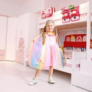 Princess Dress-up for Girls 4 5 6 7 8 Years, Princess Costume Cloak Kit for Girls 3-6 Birthday Party Dress Up