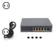 thumbnail image 2 of Dispositivo de red, conmutador POE, conmutador POE de 5 puertos, conmutador Gigabit Ethernet, rendimiento finamente ajustado, 2 of 9