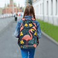 thumbnail image 6 of FORMRS Kids School Backpack Elementary Student Unisex Travel Bookbag with Reflective Stripes, Pink Floral Flamingo, 6 of 7