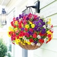thumbnail image 7 of Waipfaru Artificial Flowers for Outdoors Fake Plants Outside Decoration, 24 Bundles UV Resistant Silk Morning Glory,Realistic Faux Flowers for Planter Porch Patio Yard Decor, 7 of 7