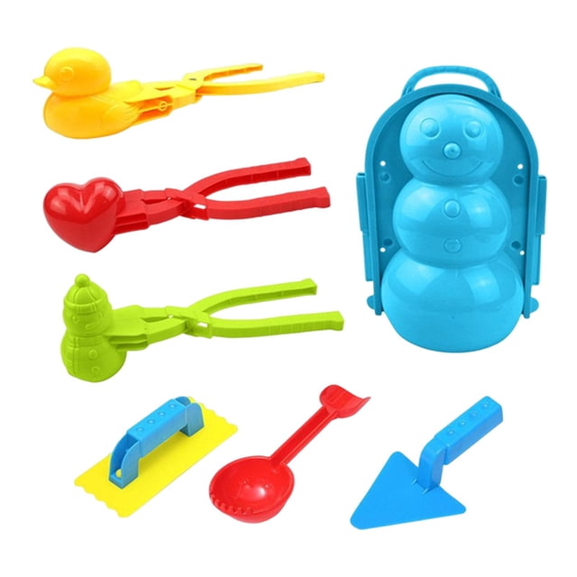 Clip para hacer bolas de nieve de dibujos animados, de nieve para exteriores para niños, juegos para niños y niñas, juguetes de regalo Sunnimix Clip para hacer bolas de nieve