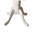 thumbnail image 6 of Home Design Olivia Dining Table with Round Pedestal Top, Mid-Century Modern Style, Easy Assembly, White, 6 of 6
