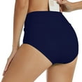thumbnail image 4 of Sngxgn Women's Swim Boardshorts Beach Bikini Bottoms(Dark Blue,S), 4 of 6