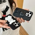 thumbnail image 6 of For iPhone 17 Case, 3D Cute Bear Design Phone Case, Stylish and Protective Cover Compatible with Precise Cutouts, Shock-Absorbing and Anti-Slip Silicone Shell,  White/Black/Brown, 6 of 8
