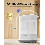 HAUTURE Bottle Sterilizer and Dryer, 6-in-1 Electric Steam Sterilizer for Baby Bottles & Accessories