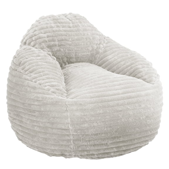 edx Bean Bag Chair Lounger Chair, Cozy Beanbag Sofa with Removable Fabric Cover for Living Room Bedroom College Dorm, 3.2 ft Taupe