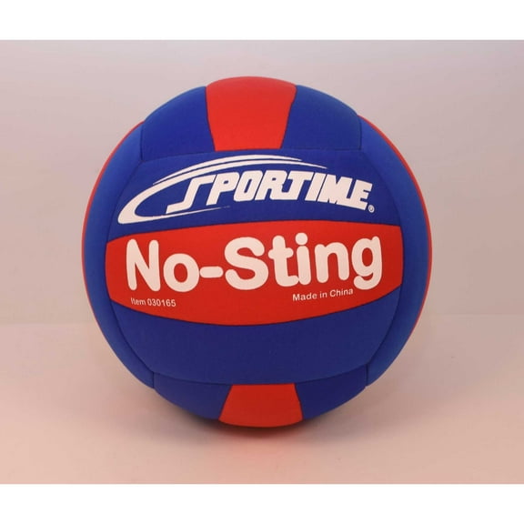 Wide Ball International 1605446 Ball Volleyball No Sting - Sportime Red & Blue