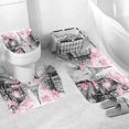 thumbnail image 4 of Set de baño Chrainy Paris, cortina de ducha con forma de torre Eiffel, 4 unidades, 4 of 7