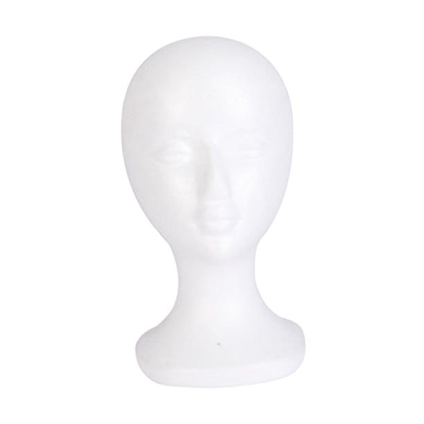 Soporte para cabeza de maniquí, modelo de bufanda, soporte para exhibición de joyas, cabeza de maniquí ligera Estilo H