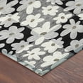 thumbnail image 3 of Addison Rugs Chantille Indoor/Outdoor Transitional Floral Black Machine Washable Rectangle Rug, 9' x 12', 3 of 8