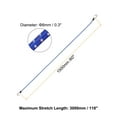 thumbnail image 2 of Uxcell 6Pcs Bungee Cord with Hooks 60" Rubber Bungee Cords for Outdoor Camping Straps, Blue, 2 of 6