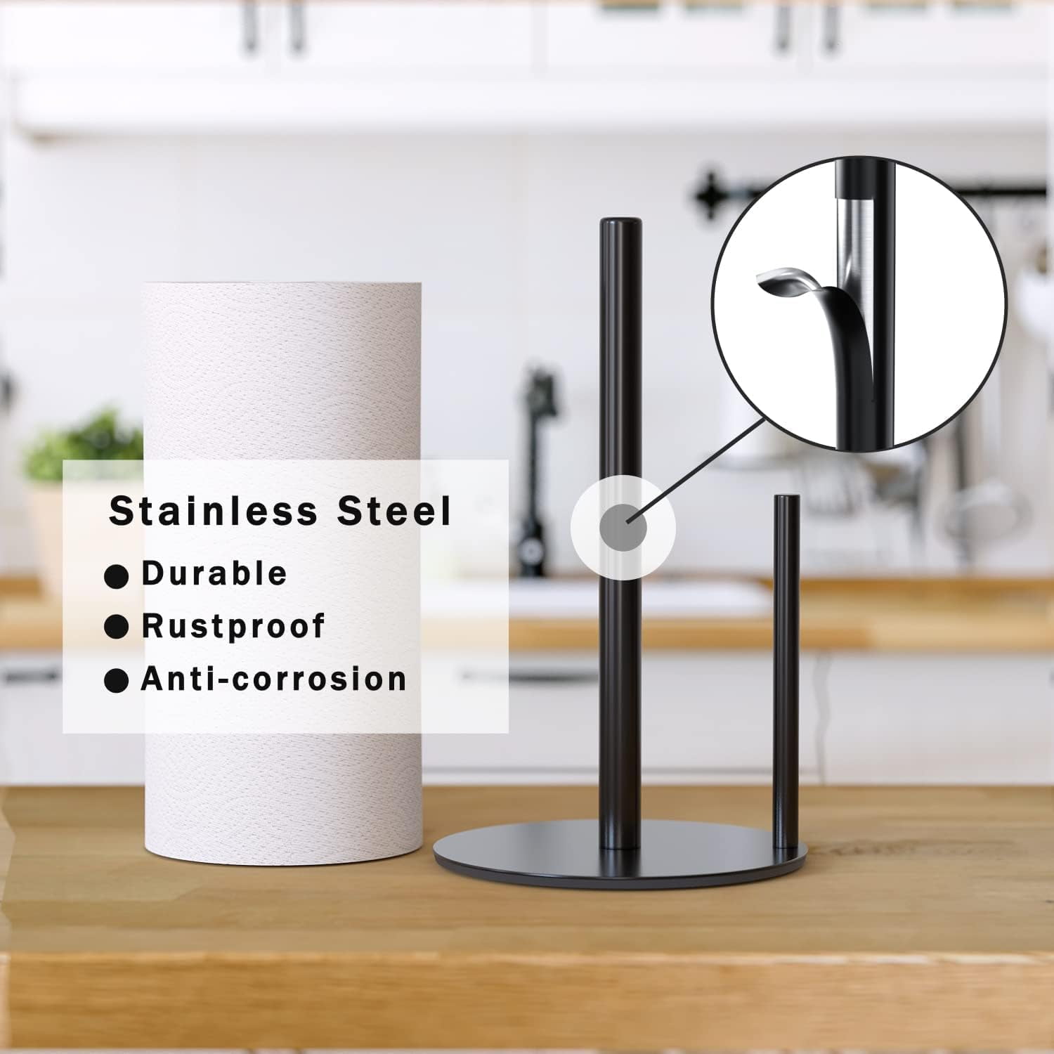 Black kitchen roll holder argos sales