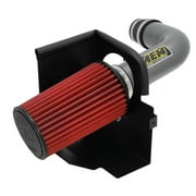 AEM 21-8314DC Brute Force Intake System with Gun Metal Tube and Red Dry Filter for Jeep Wrangler JK 3.8L 2007 - 2011