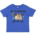 thumbnail image 3 of Inktastic My Mawmaw Loves Me with Sloth and Hearts Boys or Girls Toddler T-Shirt, 3 of 5