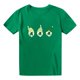 thumbnail image 4 of Top de camiseta con estampado verde de manga corta informal de cobertura para mujer Pompotops hkajfhjk459063, 4 of 4
