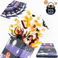 thumbnail image 5 of 62 Pack Halloween Treat Bags Candy Bags, Trick or Treat Goodie Gift Bags for Kids, Halloween Paper Bags with 72pcs Stickers for Halloween Party Favor, 5 of 7