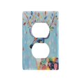 thumbnail image 3 of Switch Panel Switch Decoration 2.76x4.53x0.28 Inches Unused Outlet Cover Switch Plate Wall Plates Living Room Kitchen Bedroom Study Switches Deer and Raindrops, 3 of 8