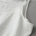 thumbnail image 6 of CYRBOKO Women's Tank Tops 2025, Summer Sleeveless Casual V-Neck Spaghetti strap top White Size XL, 6 of 9