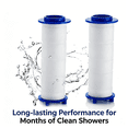 thumbnail image 6 of HIBIBUD 2026 New 2 Pcs Shower Head Filters,Pp Cotton Filter Cartridge Filter,High Pressure Handheld Turbo Fan Shower Heads Filter,Remove Chlorine Heavy Metal Harmful Substances From Hard Water, 6 of 7