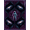 Pink Teal Black, Pattern 3, variant on ODIKA 8'x10' Washable Area Rug Durable, Non-Slip Galaxy Star Design With Cosmic Nebula Border Space Astronaut Refined Structured for Living Room, Under Sectional, Family