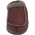 thumbnail image 6 of Urban Fox Slippers For Men - Micro Suede Jackson | House Shoes I Rubber-Sole | Faux Fur Men's Slippers Coffee US 7-8, 6 of 7