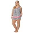 thumbnail image 6 of Secret Treasures Women’s Sleepwear 2-Piece Knit Tank and Shorty Boxer Pajama Set, XS-3X, 6 of 7