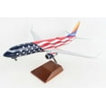 thumbnail image 2 of SKYMARKS SOUTHWEST 737-800 1/100 FREEDOM ONE W/WOOD STANDGE, 2 of 10