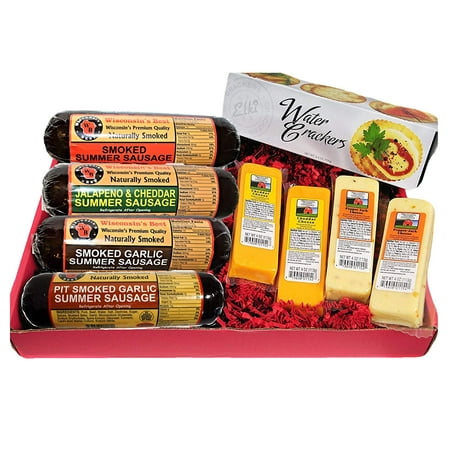 wisconsin’s best and wisconsin cheese company ultimate cheese and sausage gift basket, 9 (Best Gift Basket Companies)
