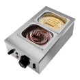 thumbnail image 1 of QinaQin Stainless Steel Chocolate Melting Pot, 2-Tank Commercial Tempering Machine with Temperature Control, 1 of 8