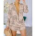 thumbnail image 6 of Fashion Womens Print Sexy Slant Neck Off Shoulder Mini Boho Loose Dress For Women Streetwear Female Clothing 2024 Summer Dresses, 6 of 7