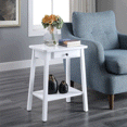 thumbnail image 4 of ACME Furniture Kaife Accent Side End Bedside Small Nightstand Table, White, 4 of 4