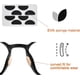 thumbnail image 3 of BR 40 pares de almohadillas nasales de espuma antideslizantes autoadhesivas para gafas, 3 of 5