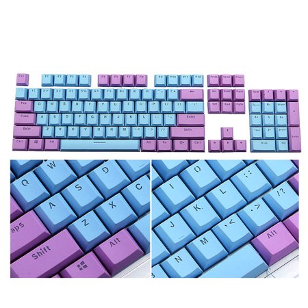 - Translucent Double Shot PBT 104 KeyCaps Backlit For Cherry MX Keyboard Switch