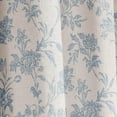 thumbnail image 2 of Blue Shower Curtain Floral Cotton Linen Cottagecore Shower Curtain for Bathroom 72" L x 60" W, 2 of 5